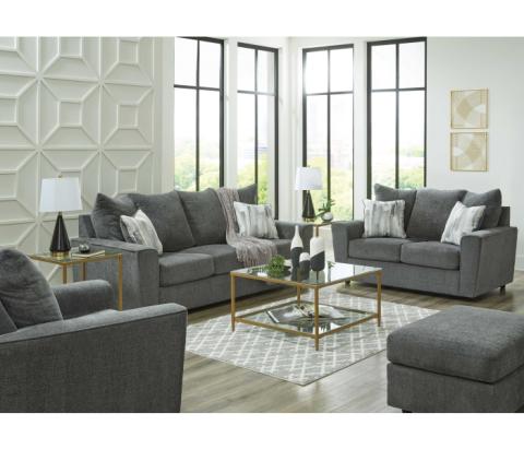 Stairatt - Gravel - 4 Pc. - Sofa, Loveseat, Chair, Ottoman