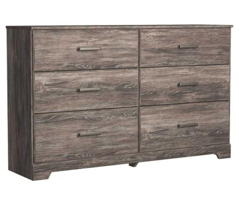 Ralinksi - Gray - Six Drawer Dresser, 59.53" Wide