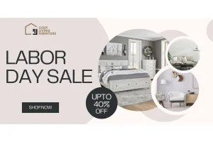 Labor Day Sale at Cozy Living Furniture: Up to 40% OFF on Dining, Bedroom, &amp; Living Room Furniture!