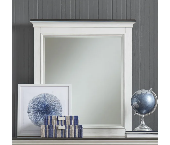 Allyson Park - Crown Mirror - Two Toned