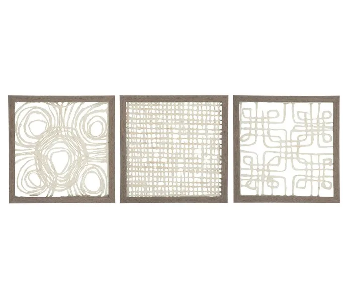 Odella - Cream / Taupe - Wall Decor Set (Set of 3)