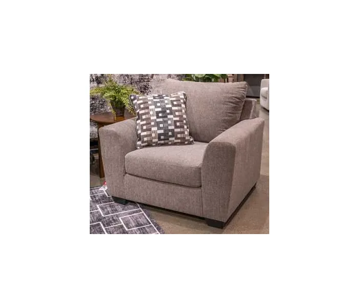 Triston-Peaks - Suede - Chair And A Half