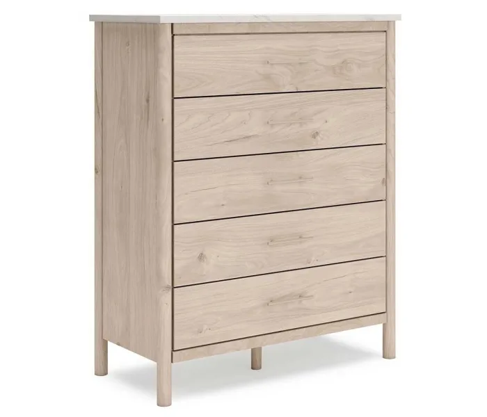 Cadmori - Two-Tone - Five Drawer Wide Chest, 51.85" Tall