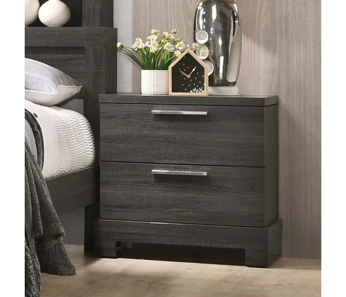 Lantha - Nightstand - Gray Oak