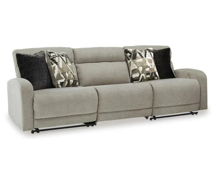 Colleyville - Stone - 3-Piece Power Reclining Sectional, 109"