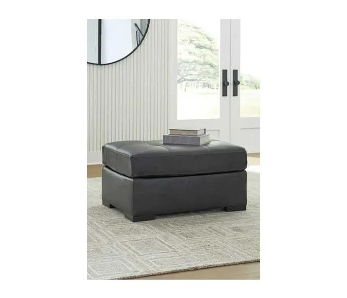 Brindley Pier - Fog - Oversized Accent Ottoman
