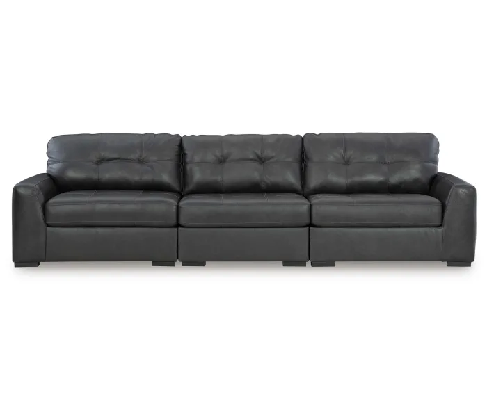 Brindley Pier - Fog - 3-Piece Sectional Sofa, 136"
