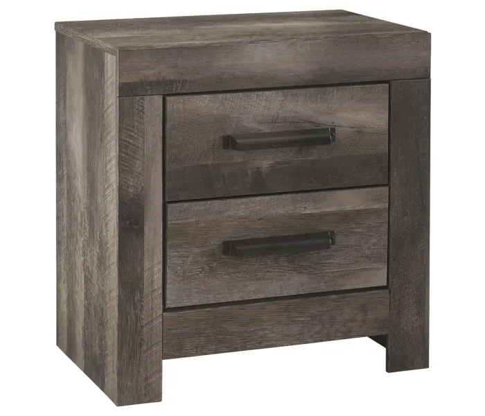 Wynnlow - Gray - Two Drawer Night Stand