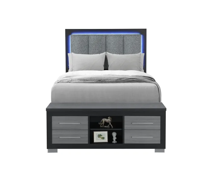 Emma - Full Bed - Black /