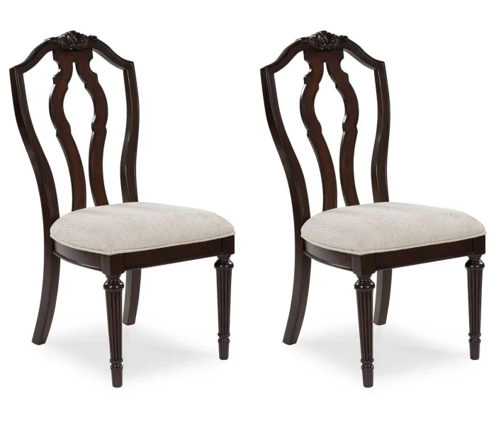 Lavinton - Tan / Brown - Dining Upholstered Side Chair (Set of 2)