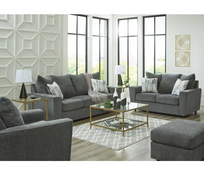 Stairatt - Gravel - 4 Pc. - Sofa, Loveseat, Chair, Ottoman