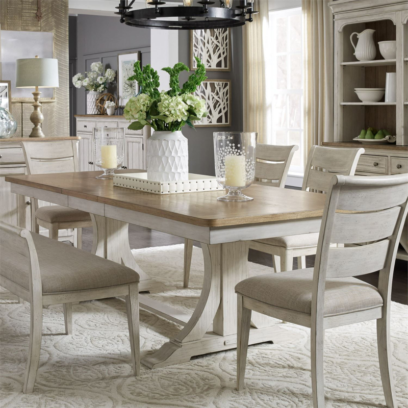 Buy Farmhouse Reimagined - Trestle Table Top at Cozy Living Furniture ...
