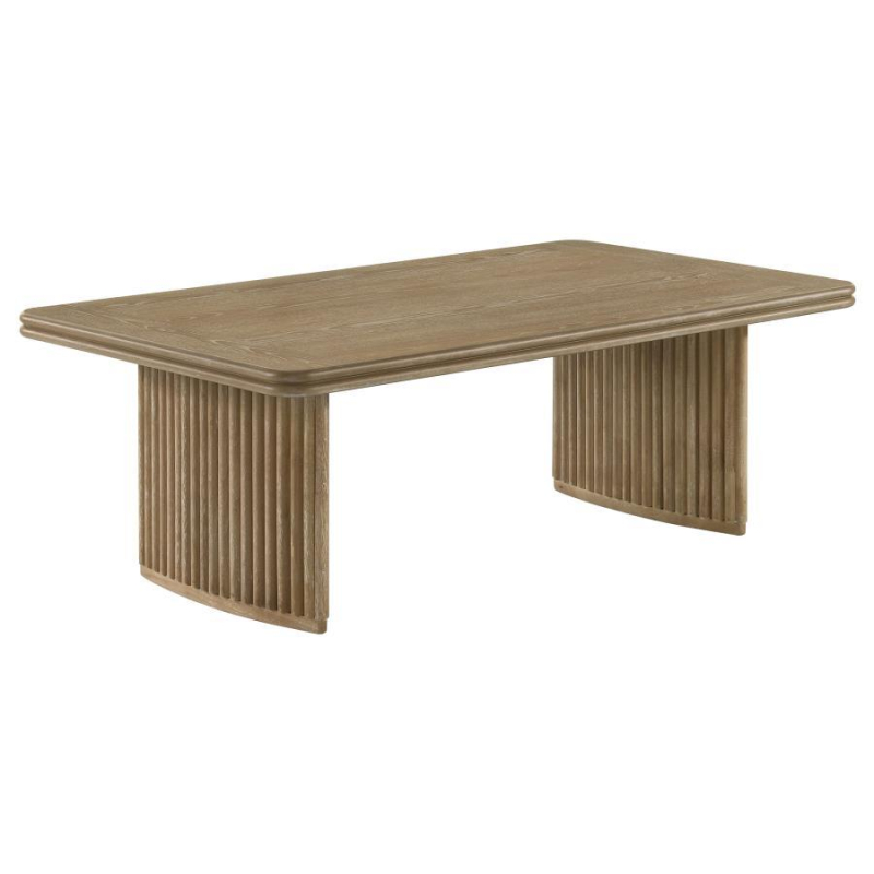 Square Table Top Box Adina - Rectangular Table Top, Box 1 of 2 - Distressed - Light Brown by ...