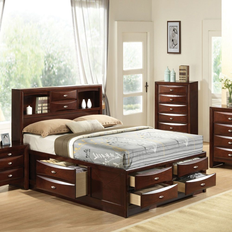 Buy Ireland - Full Bed - Espresso at Cozy Living Furniture, Coram, NY