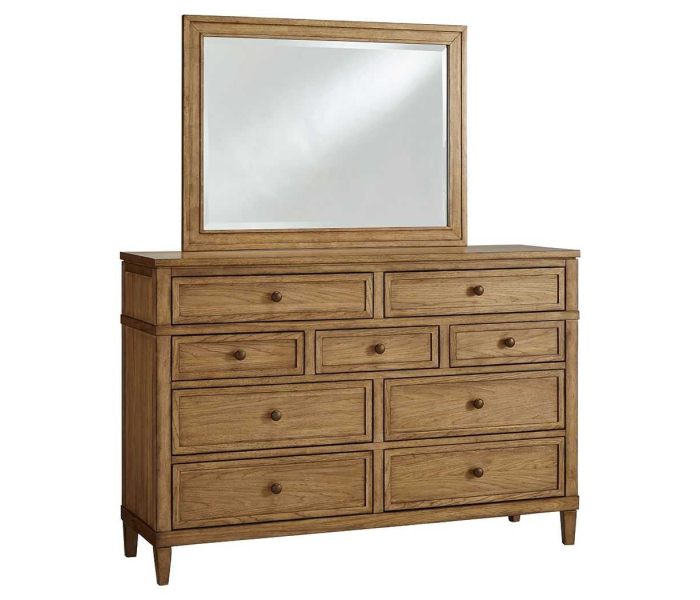 Sharlance Dresser and Mirror Brown, 62" Wide