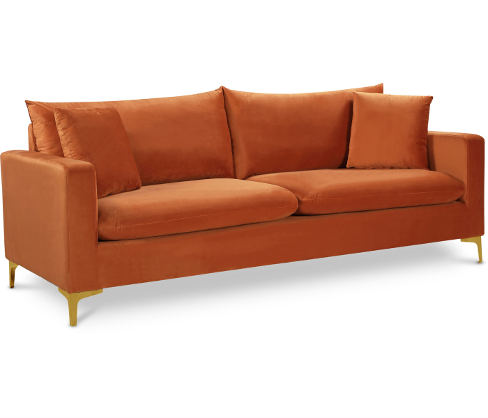 Naomi - Sofa - Cognac, 81.5"