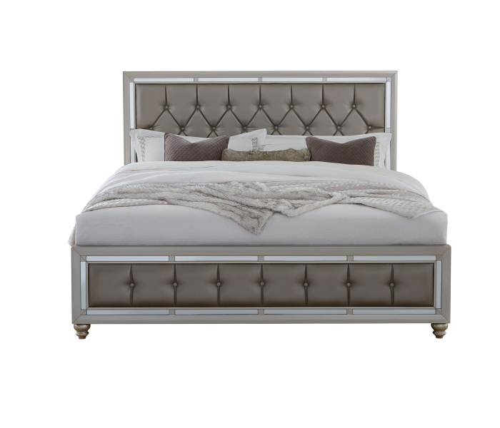 Riley - Full Bed - Silver