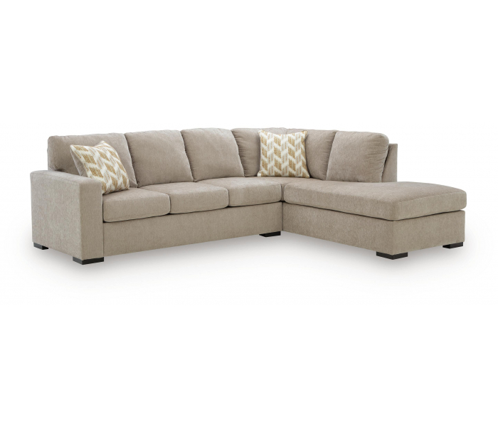 Bridgepoint 2-Piece Sleeper Sectional With RAF Corner Chaise Stone, 115"