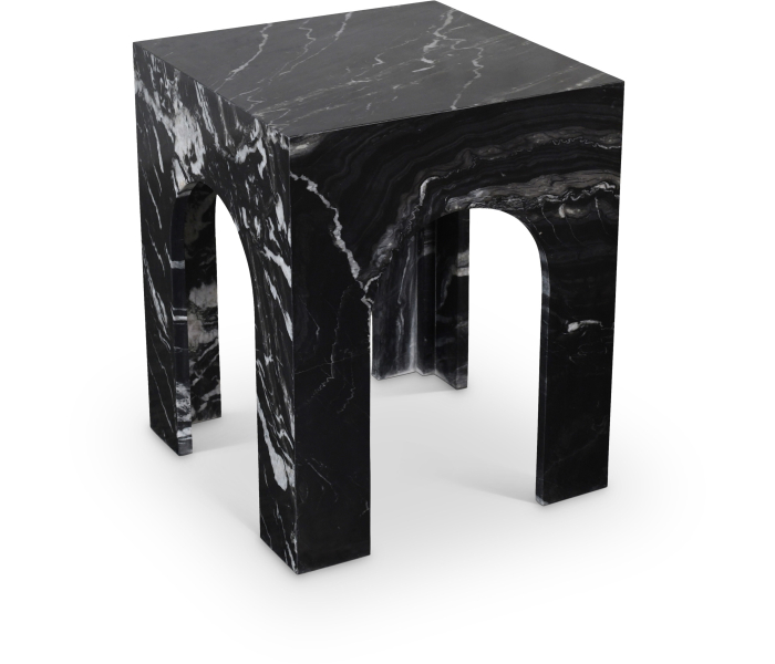 Palermo - Marble End Table, 18"