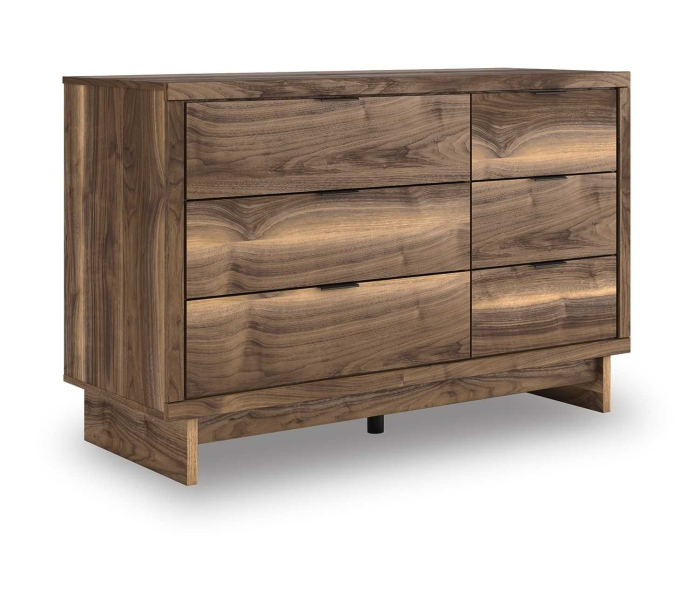 Chirason - Brown - Six Drawers Dresser, 50.63" Wide