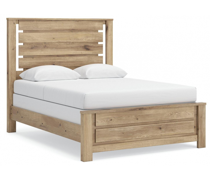 Brozmont Queen Panel Bed Tan