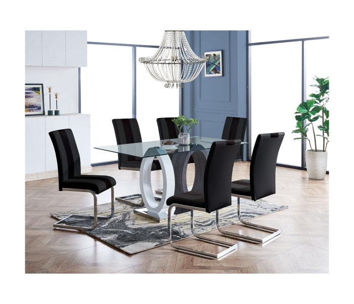 D1628 Dining Table And Four D915 Dining Chairs