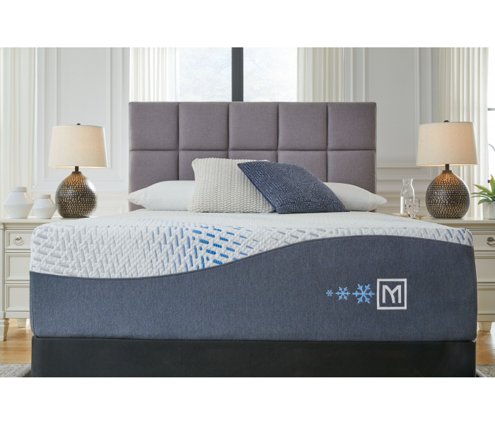 Millennium 2 Pc. Cushion Firm Gel Hybrid Mattress, Foundation White