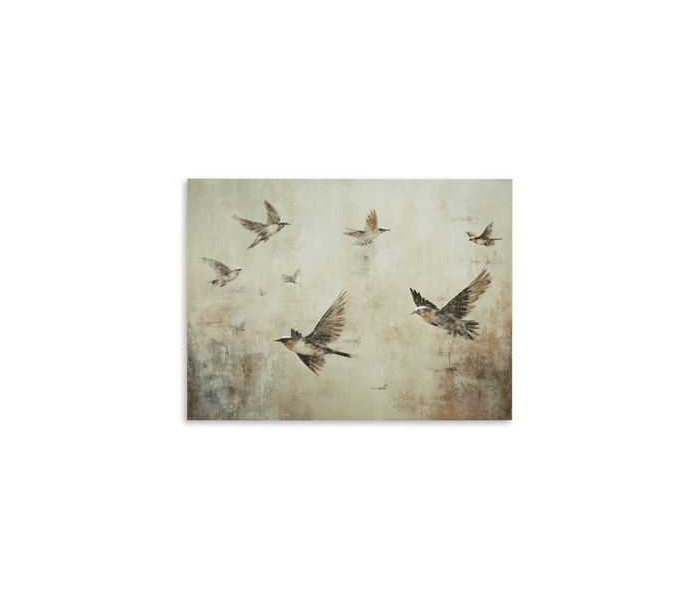 Collmund - Gray / Brown - Wall Art