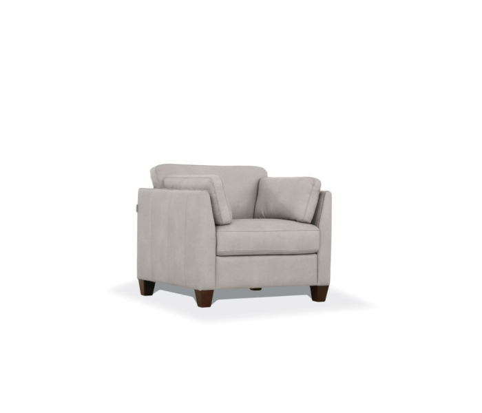 Matias - Chair - Dusty White Leather