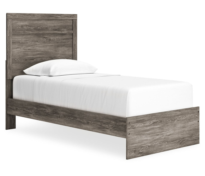 Ralinksi - Gray - Twin Panel Bed