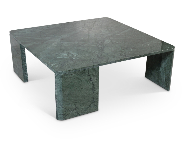 Livorno - Coffee Table - Green / Light, 39"