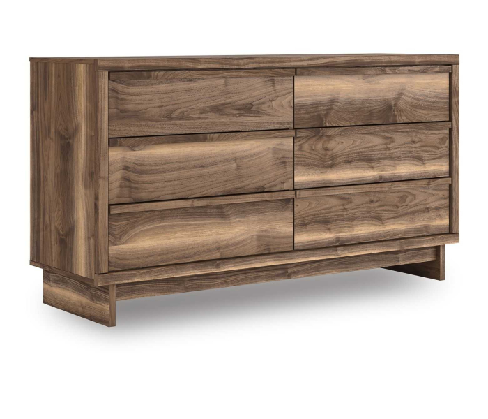 Chirason - Brown - Six Drawer Dresser, 62.01" Wide