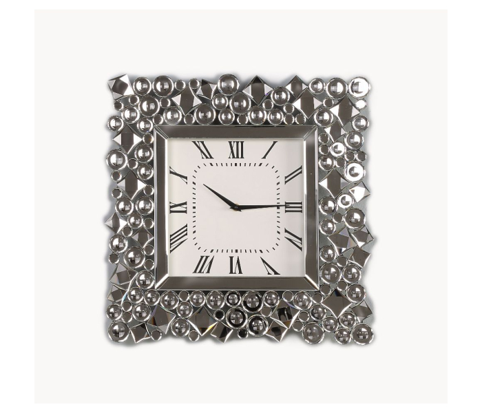 Kachina - Wall Clock - Mirrored & Faux Gems - 19"