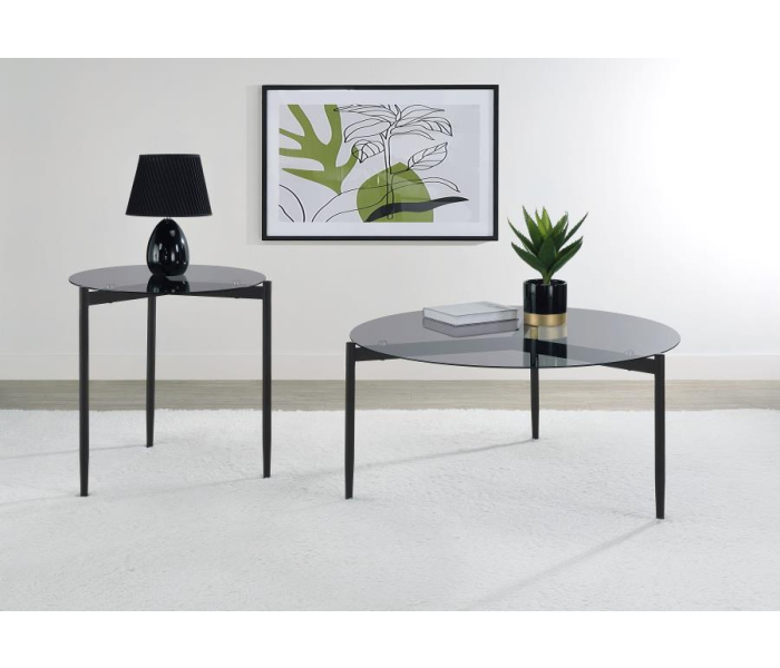 Rosalie - 2 Piece Round Coffee And End Table Set
