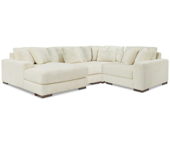 Lindyn - Ivory - 4-Piece Sectional With LAF Corner Chaise, 133"