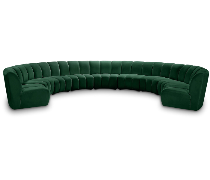 Infinity - 9 Piece Modular Sectional - Fabric, 183"