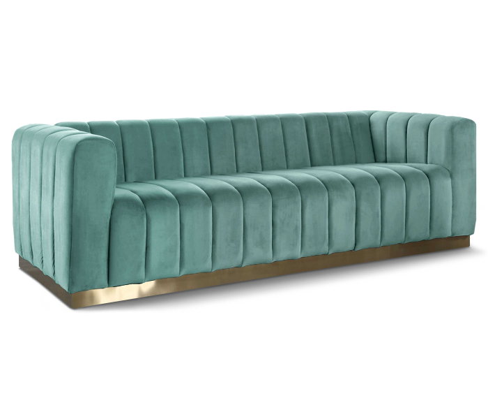 Marlon - Sofa - Mint, 86.5"