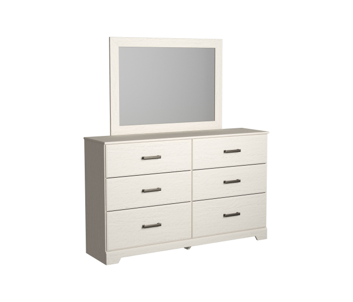 Stelsie - White - Bedroom Mirror, 41.85" Wide