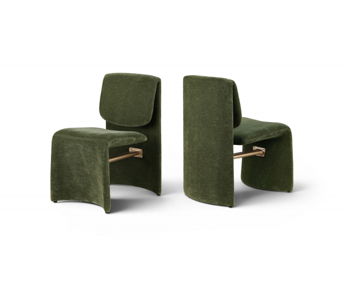 Slique - Performance Fabric Upholstered Dining Chair (Set of 2)