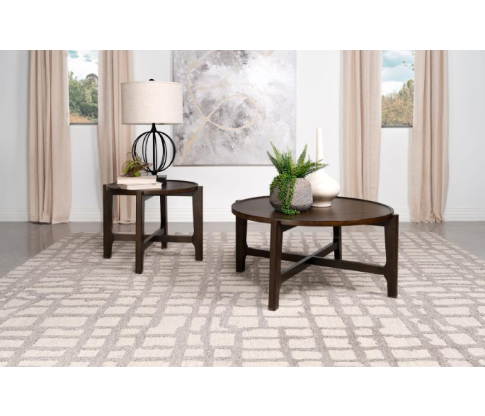 Cota - 2 Piece Solid Wood Coffee And End Table Set