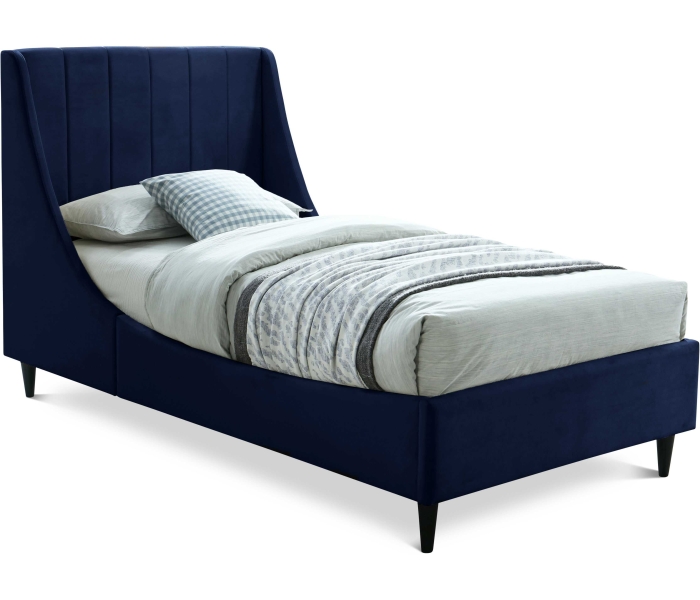 Eva - Twin Bed - Navy