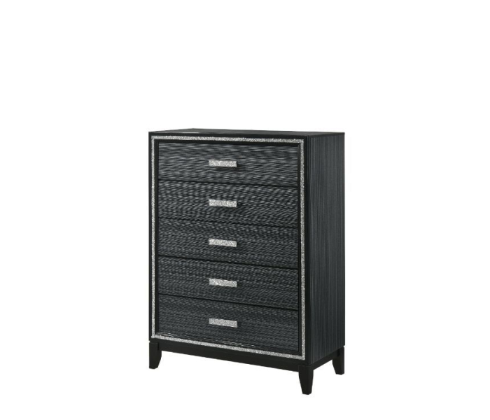 Haiden - Chest - Weathered - Black, 50" Tall
