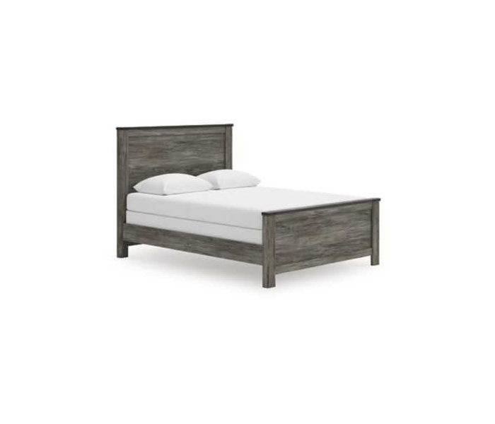 Frandern Panel Bed Black / Gray