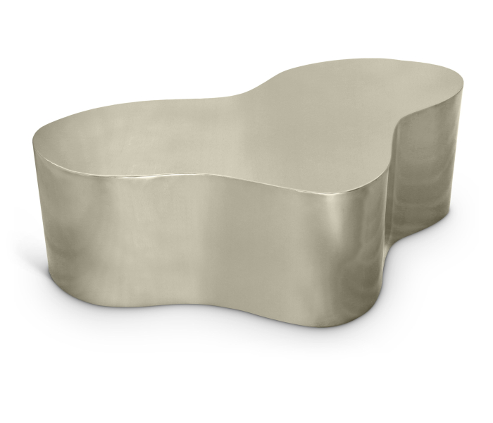 Tevere - Coffee Table - Silver, 48"