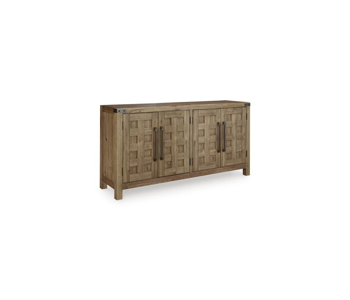 Ridgester Dining Room Server Light Brown