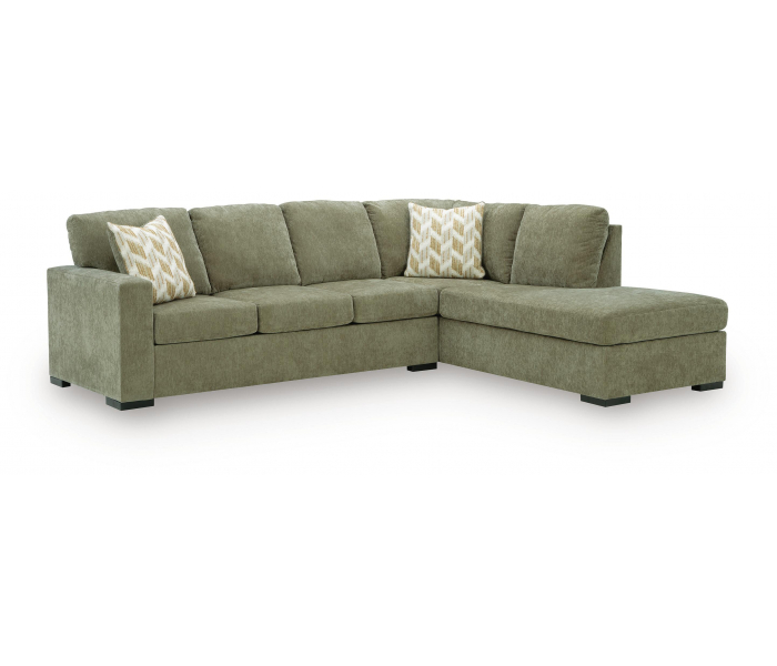 Bridgepoint 2-Piece Sleeper Sectional With RAF Corner Chaise Moss, 115"