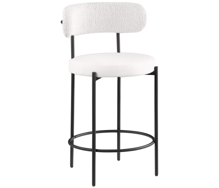Beacon - Faux Leather Stool (Set of 2) - Cream