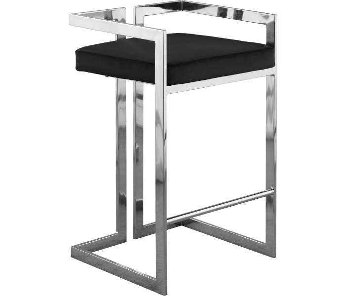 Ezra - Stool (Set of 2) - Black - Fabric