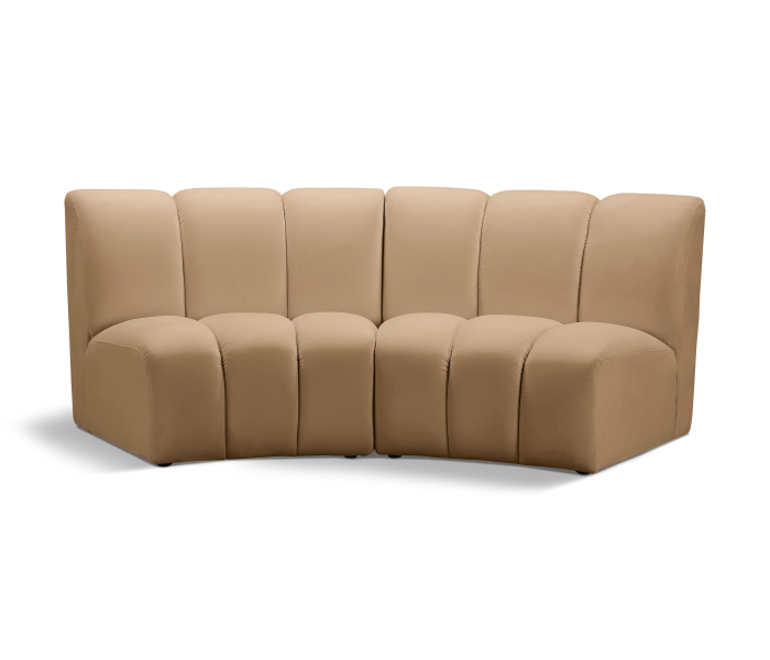 Infinity - 2 Piece Modular Sectional - Camel, 83"
