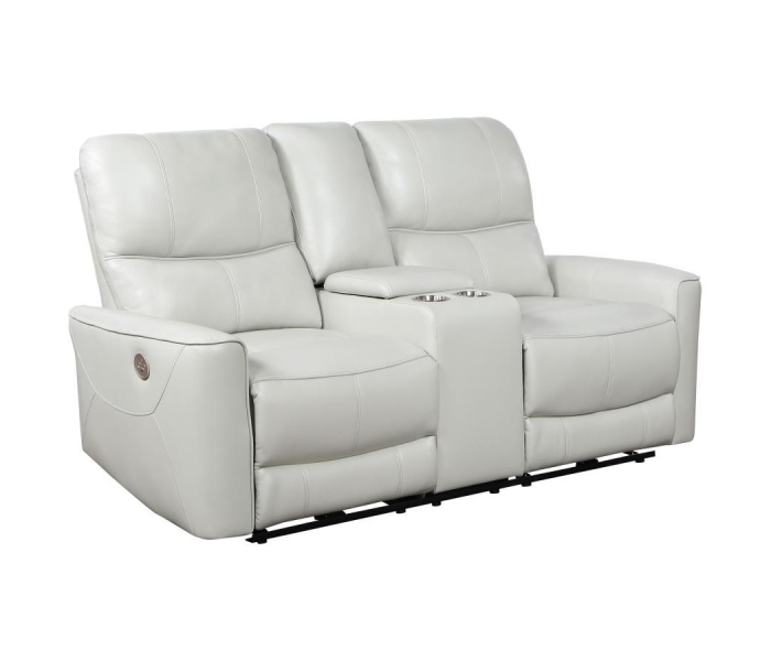 Greenfield - Upholstered Power Reclining Loveseat - Ivory